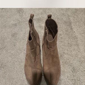 Old Navy Taupe Ankle Booties